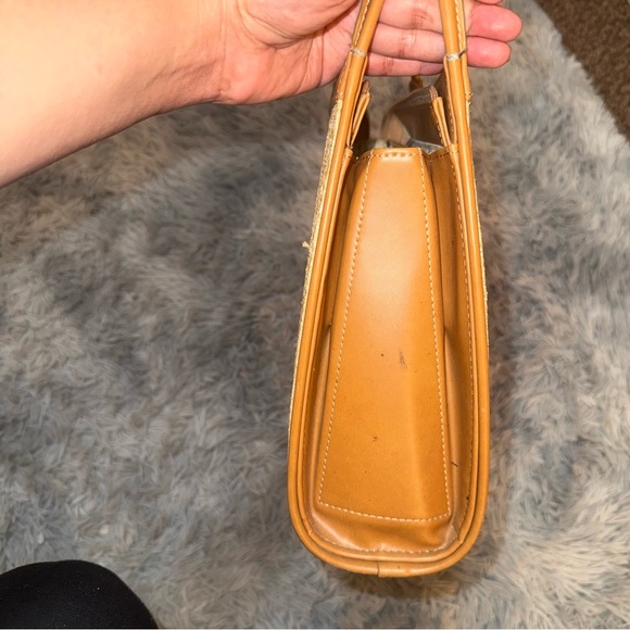 kate spade Natural Straw and Tan Shoulder Bag - Picture 4 of 9